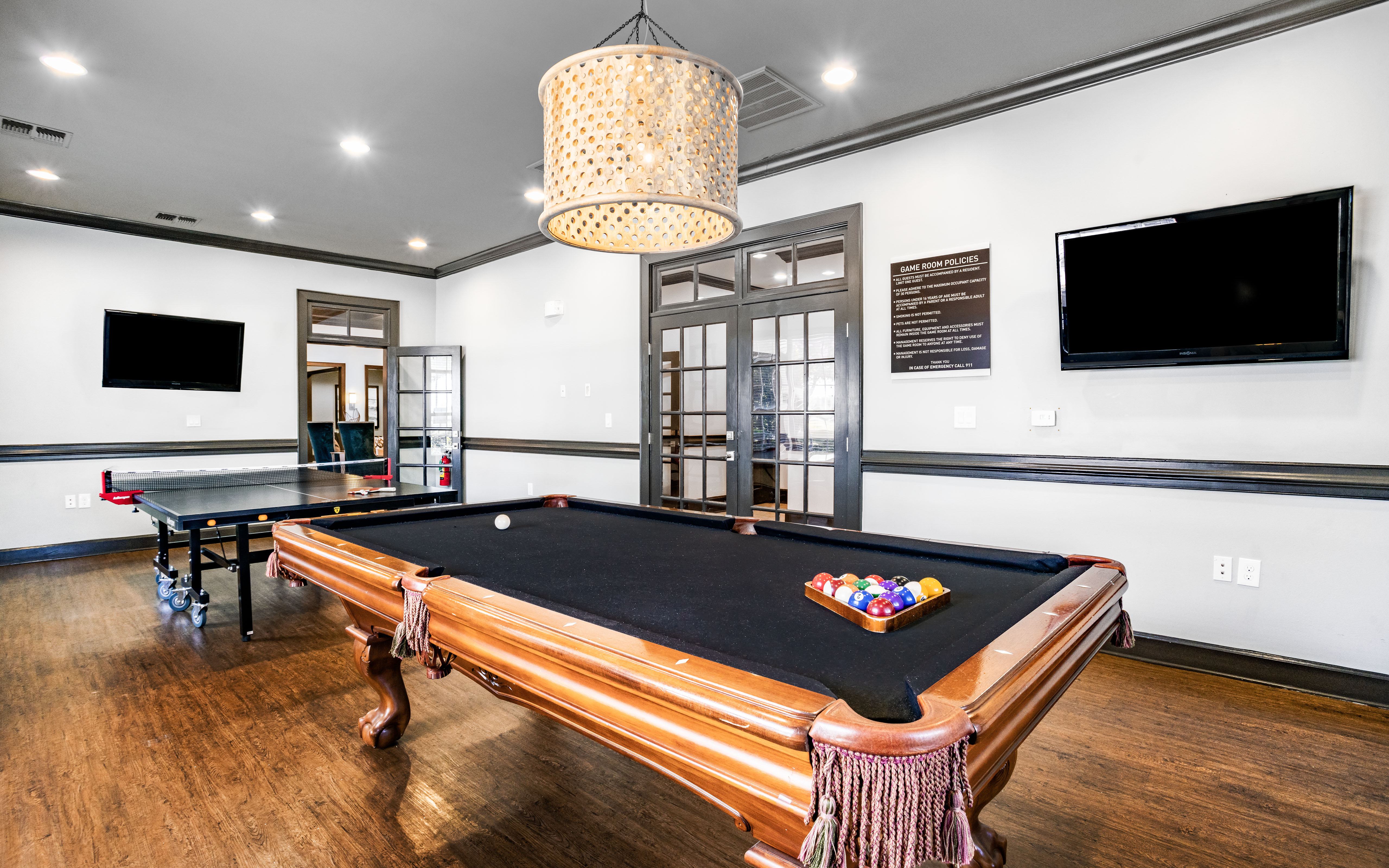 Club house pool table